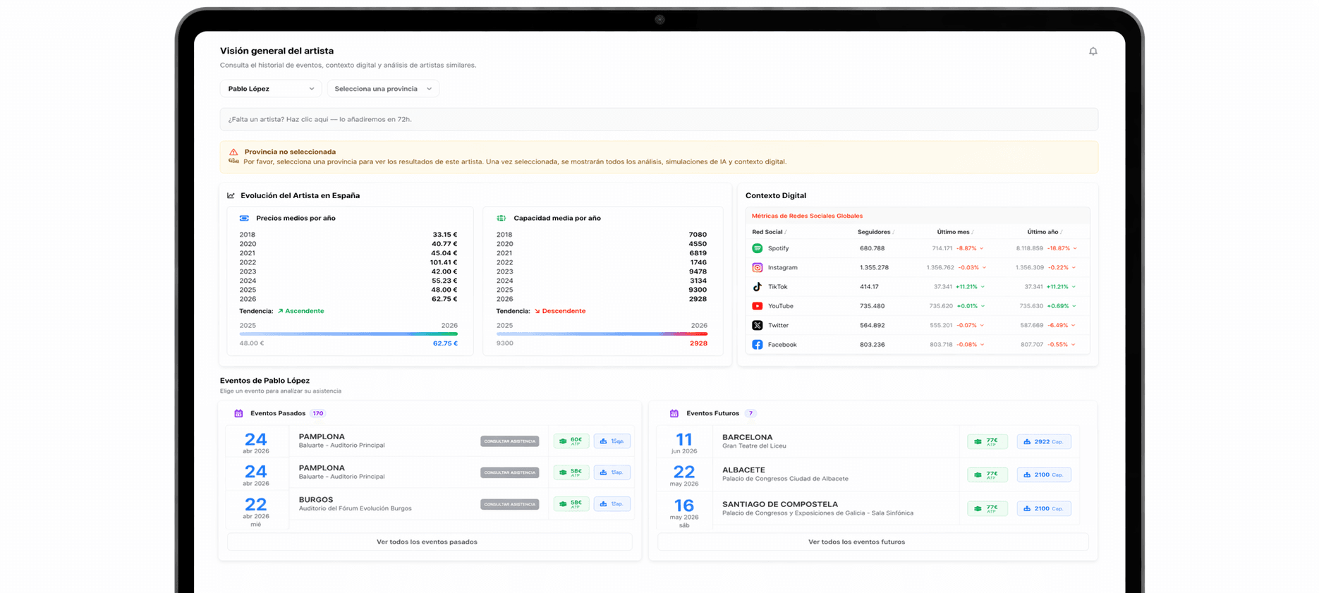 Breakevent platform
